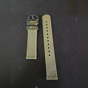 20mm Army Green NATO Style Nylon Watch Strap – Fits Samsung & Traditional Watch
